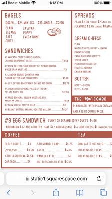Menu photo 1 Benchwarmers Bagels And Coffee Raleigh, NC