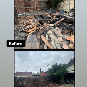 Undefeated Junk Removal - Clean up after the shed was torn down (Whittier, Ca) - Junk Removal & Hauling Near Me Undefeated Junk Removal - Clean up after the shed was torn down (Whittier, Ca) - Junk Removal & Hauling Near Me