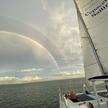 Copacetic Sailing - Double rainbow much? - Boat Tours Near Me - Fort Myers Beach, Florida Copacetic Sailing - Double rainbow much? - Boat Tours Near Me - Fort Myers Beach, Florida