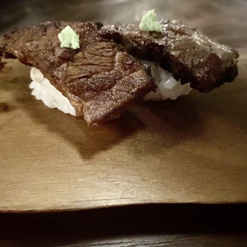 Uchibā Austin - 72 hour short rib nigiri - Cocktail Bars Near Me - Austin, Texas Uchibā Austin - 72 hour short rib nigiri - Cocktail Bars Near Me - Austin, Texas