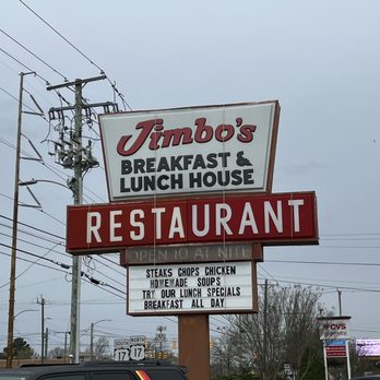 Jimbo's - Vintage sign - Breakfast & Brunch Near Me - Wilmington, North Carolina