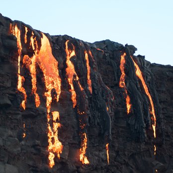 Lava Walk - Lava flows off the cliffs!!! - Tours Near Me - Pahoa, Hawaii