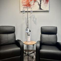 Essential Elements Health and Wellness - IV therapy, massage chairs and Netflix!