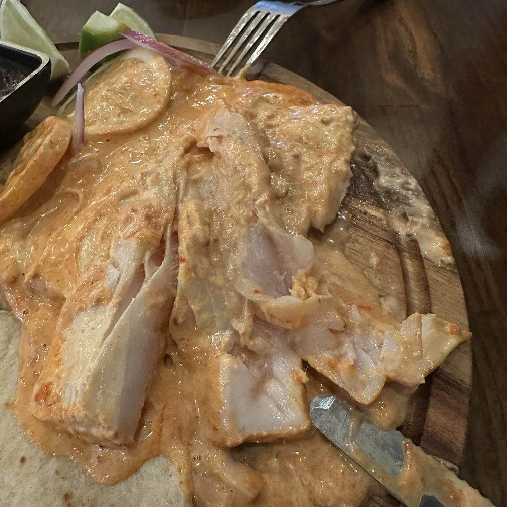 Undercooked fish Undercooked fish