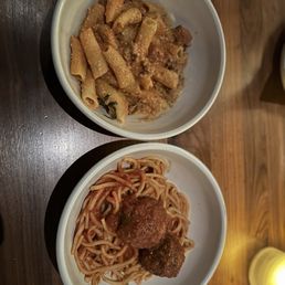 First visit: Spicy Rigatoni Vodka and kids spaghetti First visit: Spicy Rigatoni Vodka and kids spaghetti