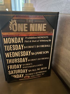 Menu photo 3 The One Nine Cary, NC Menu photo 3 The One Nine Cary, NC