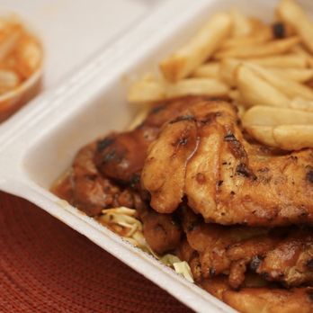 Bob's Bar-B-Que - Hibachi chicken plate with all FRENCH FRIES & KIM CHEE - Barbeque Near Me - Honolulu, Hawaii
