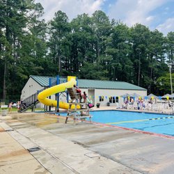 Great Bridge Swim & Racquet Club - Slide, deck and pool