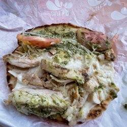 Tropical Smoothie Cafe - Chicken pesto flatbread