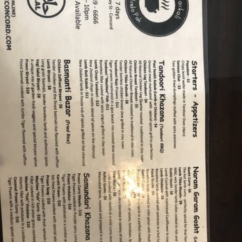 Anarkali Concord - Menu - Pakistani Near Me - Concord, California