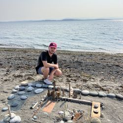 Ebey's Landing National Historical Reserve - Enjoying my creation - my little city for little people who live here