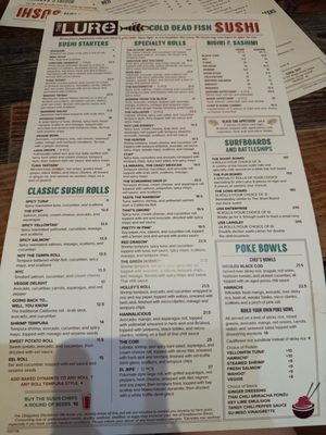 Menu photo 2 The Lure Saint Petersburg, FL