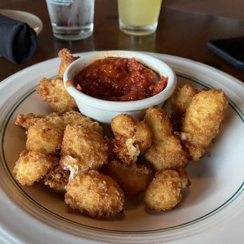 Mine Oyster - Fried cheese curds - Live/Raw Food Near Me - Boothbay Harbor, Maine Mine Oyster - Fried cheese curds - Live/Raw Food Near Me - Boothbay Harbor, Maine