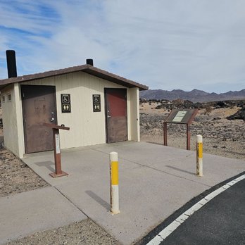 Amboy Crater - Cleanest outdoor restrooms I have ever seen. - Hiking Near Me - Amboy, California Amboy Crater - Cleanest outdoor restrooms I have ever seen. - Hiking Near Me - Amboy, California