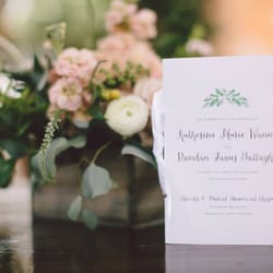 Charm Studio - Custom wedding program