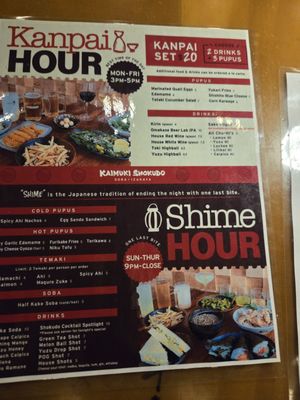 Menu photo 3 Kaimuki Shokudo Honolulu, HI