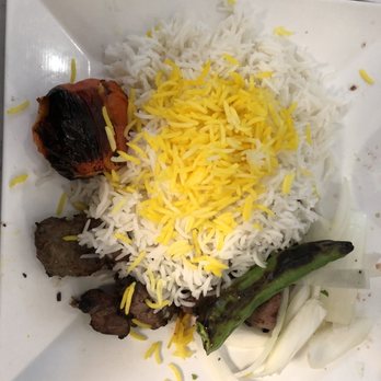 Shamshiry - Half-portion of Chelo Kabob Shamshiry Awesome - Middle Eastern Near Me - Vienna, Virginia