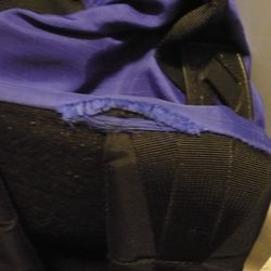 Larimer Square Dry Cleaners & Alterations - Where the strap should be attached.