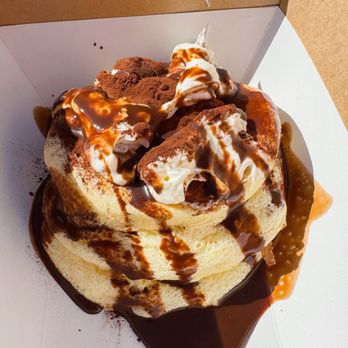 Fluffy Fluffy - Tiramisu Pancakes - Coffee & Tea Near Me - Davis, California