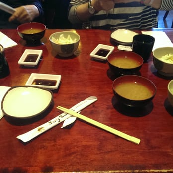 Joy Sushi - Miso soup & tea in plastic cups - Sushi Bars Near Me - San Mateo, California Joy Sushi - Miso soup & tea in plastic cups - Sushi Bars Near Me - San Mateo, California