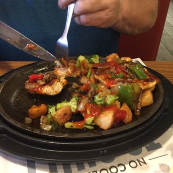 Denny's - Burbon chicken skillet over cooked! - Diners Near Me - Fort Pierce, Florida