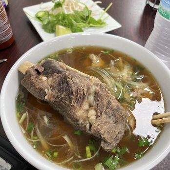 My Vietnamese - Rare and beef ribs pho/ large - Vietnamese Near Me - Jacksonville, North Carolina