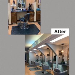 GJ's Salon N Spa - Our Styling area received an updated fresh look with new comfortable styling chairs.