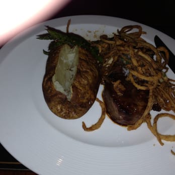 Fork & Bottle - New York Strip Steak with onions and a baked potato. - Breakfast & Brunch Near Me - Malvern, Pennsylvania