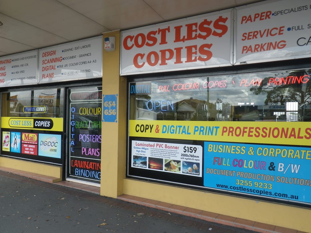 COST LESS COPIES Updated August 2024 654 Ipswich Rd, Annerley