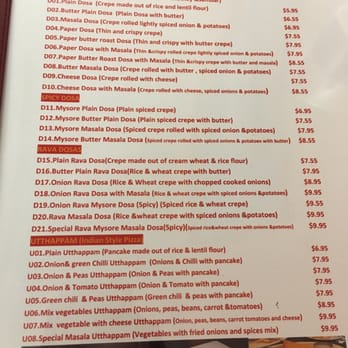 Dosa Place - Indian Near Me - Niagara Falls, New York