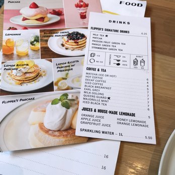 Flipper’s - Drinks menu Jan 2020 - Pancakes Near Me - New York, New York