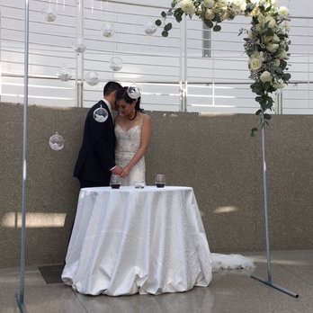 Orange Blossoms Floral - Modern wedding arch designed by Nicole. - Florists Near Me Orange Blossoms Floral - Modern wedding arch designed by Nicole. - Florists Near Me