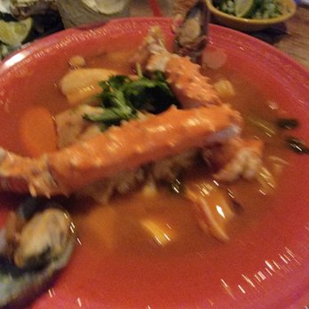 La Cocina Mexicana - Caldo 7 Mares, photo attempt without my glasses. - Mexican Near Me - Torrance, California