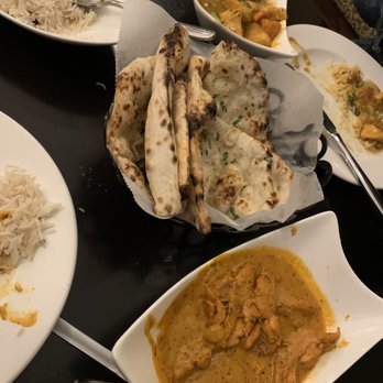 Tulsi - Garlic Naan, Butter Chicken, Mango Curry, and Rice - Indian Near Me - Richmond, Virginia
