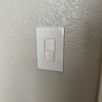 Light Emitting Electrical & Handyman Services - New Switch that he provided - Plumbing Near Me