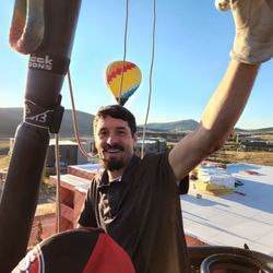 Bigfoot Balloons - Having fun in a Hot Air Ballon over Park City Utah. Jake was personally and made us feel very welcomed.