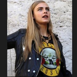 The Pentagon LA - Guns N' Roses tee  worn by Cara Delevingne