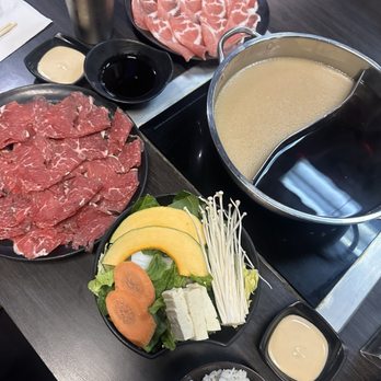 Shabu Time - Pork (meat only) ANGUS LEAN BEEF Tonkatsu (no-spicy) Sukiyaki (no-spicy) - Japanese Near Me - San Jose, California Shabu Time - Pork (meat only) ANGUS LEAN BEEF Tonkatsu (no-spicy) Sukiyaki (no-spicy) - Japanese Near Me - San Jose, California