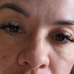 Close up of my lashes