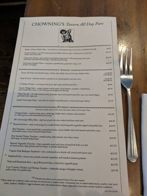 Menu photo 4 Chowning’s Garden Bar Williamsburg, VA Menu photo 4 Chowning’s Garden Bar Williamsburg, VA