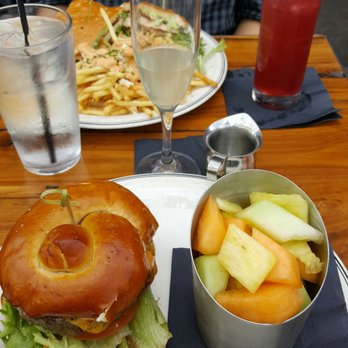 ProAbition - ProAbition Cheeseburger with a side of fruit. - New American Near Me - Riverside, California ProAbition - ProAbition Cheeseburger with a side of fruit. - New American Near Me - Riverside, California