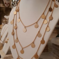 Bloom - Gold plated long necklace $24