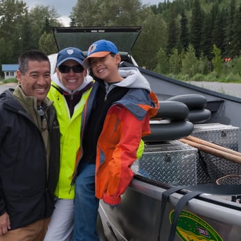 Five Dogs Fishing - Happy float trip down the upper Kenai river. - Boating Near Me Five Dogs Fishing - Happy float trip down the upper Kenai river. - Boating Near Me