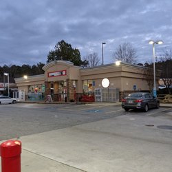 Texaco - Outside the Food Mart convenience store.