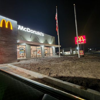 McDonald's - the front of a mcdonald's restaurant at night - Fast Food Near Me - Syracuse, New York McDonald's - the front of a mcdonald's restaurant at night - Fast Food Near Me - Syracuse, New York