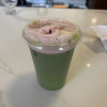 Layla & Ringo's - Strawberry MATCHA LATTE - Coffee & Tea Near Me - Chicago, Illinois