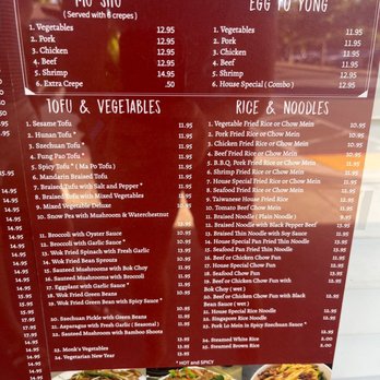 Ding How Restaurant - Menu pt 6 - Chinese Near Me - Davis, California
