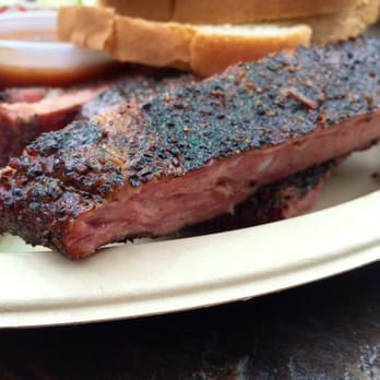 Micklethwait Craft Meats - Ribs, up close - Food Trucks Near Me - Austin, Texas