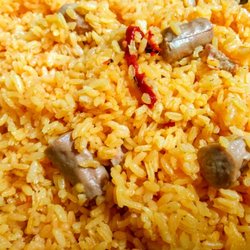 White Rabbit Café - Arroz con salchicha (rice with sausage) limited time