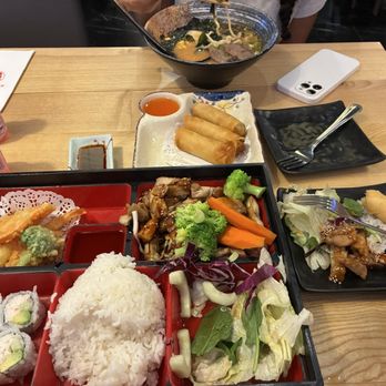 Tokyo House Ramen and Sushi - 6. Spicy Beef Ramen and chicken Bento box - Sushi Bars Near Me - Perris, California Tokyo House Ramen and Sushi - 6. Spicy Beef Ramen and chicken Bento box - Sushi Bars Near Me - Perris, California